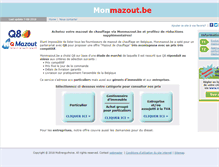 Tablet Screenshot of monmazout.be